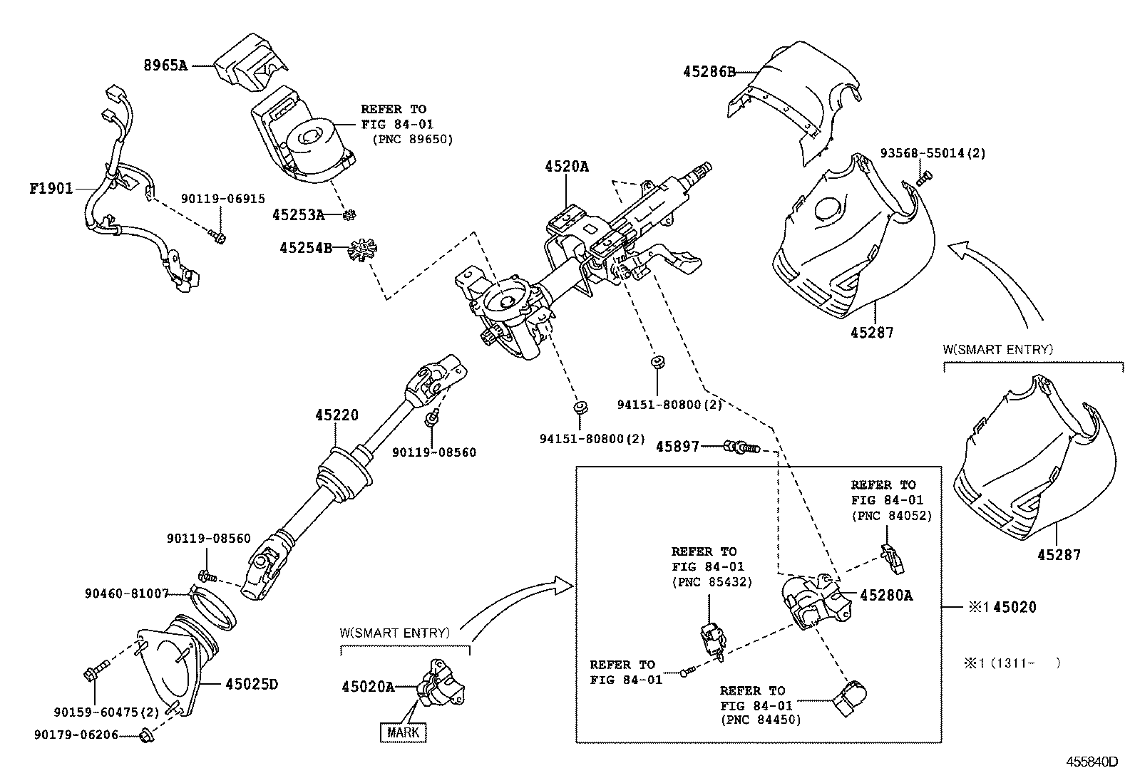  CAMRY HYBRID |  STEERING COLUMN SHAFT