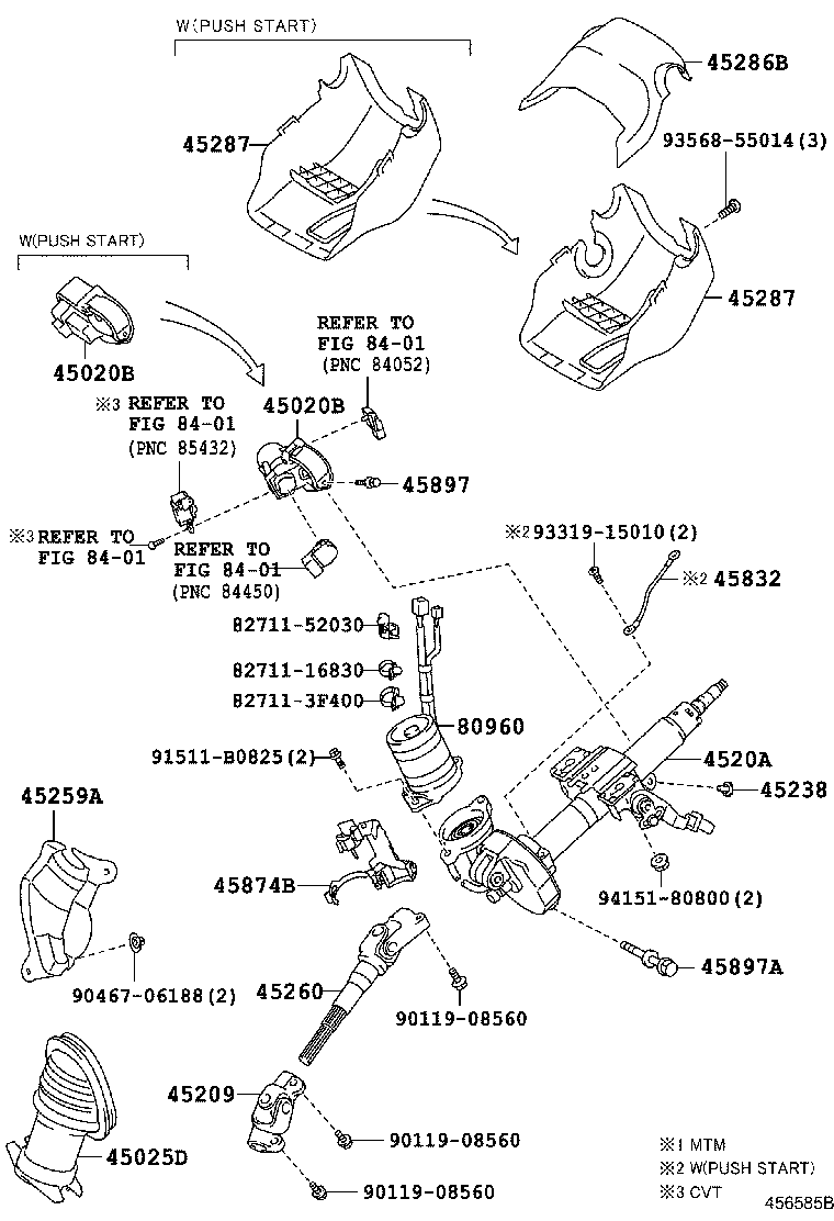  VERSO S |  STEERING COLUMN SHAFT