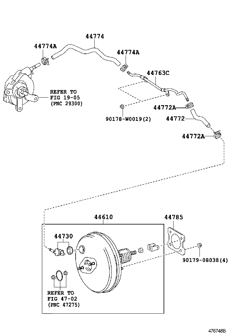 VERSO |  BRAKE BOOSTER VACUUM TUBE