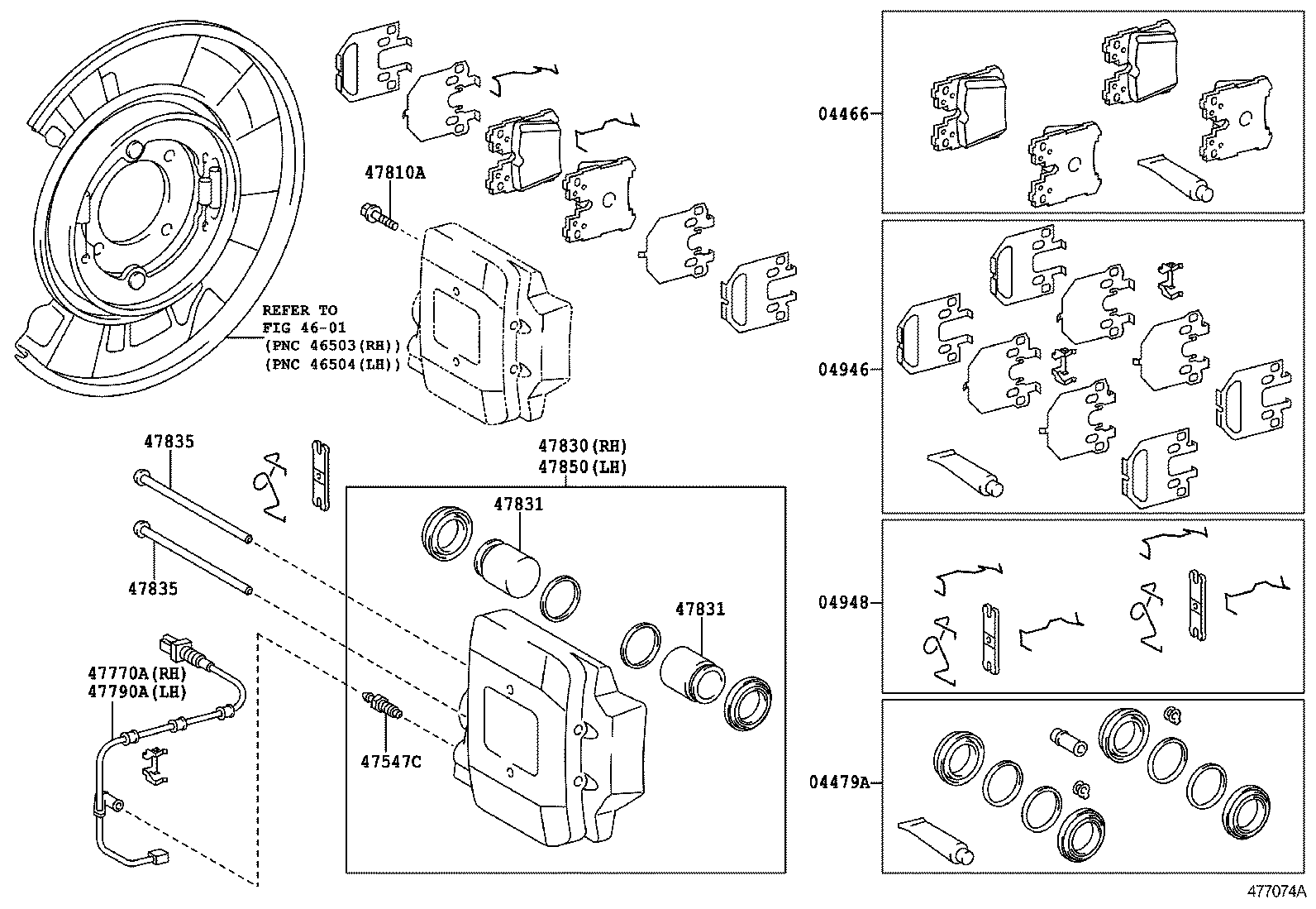  LS600H 600HL |  REAR DISC BRAKE CALIPER DUST COVER