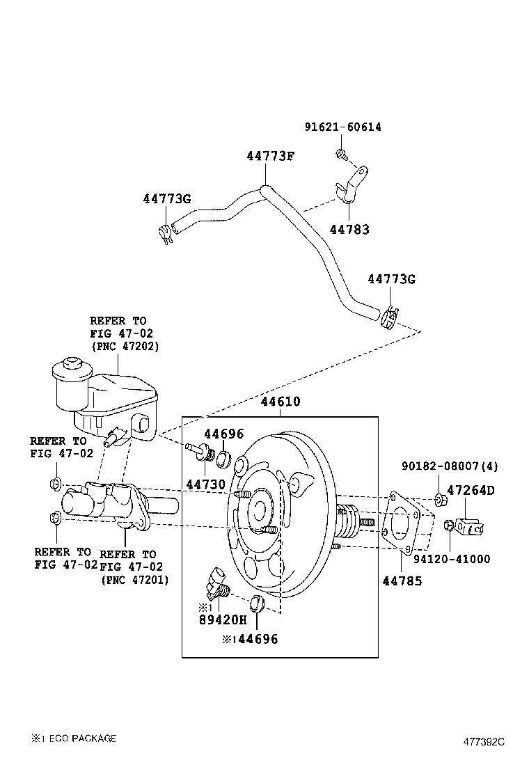  VERSO S |  BRAKE BOOSTER VACUUM TUBE