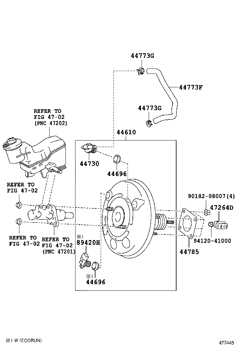  YARIS JPP |  BRAKE BOOSTER VACUUM TUBE