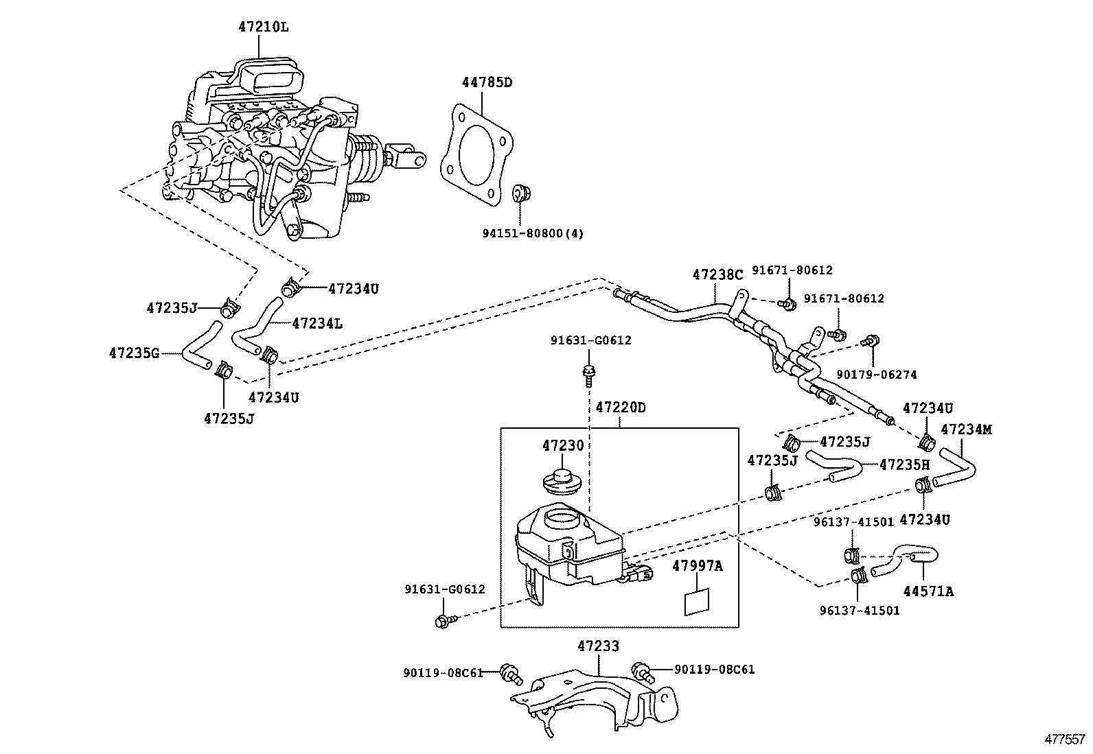  CAMRY HYBRID |  BRAKE MASTER CYLINDER