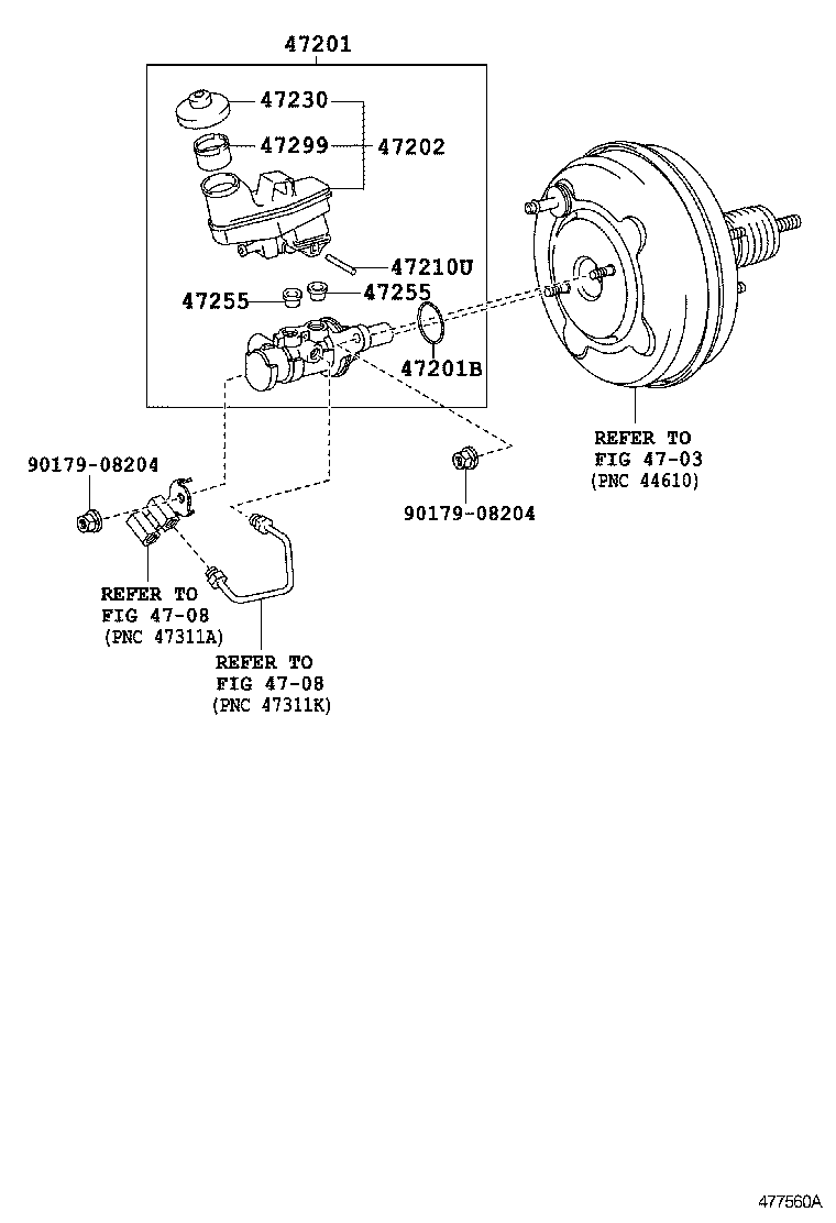  CAMRY HYBRID |  BRAKE MASTER CYLINDER