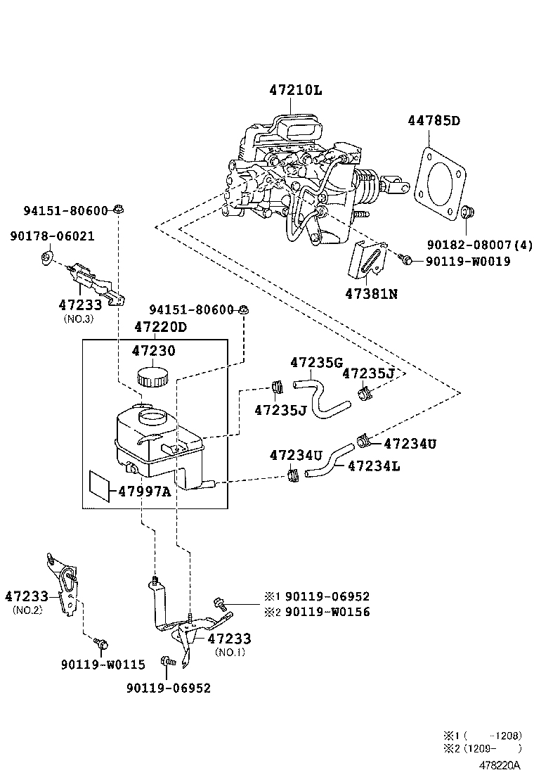  YARIS HYBRID FRP |  BRAKE MASTER CYLINDER