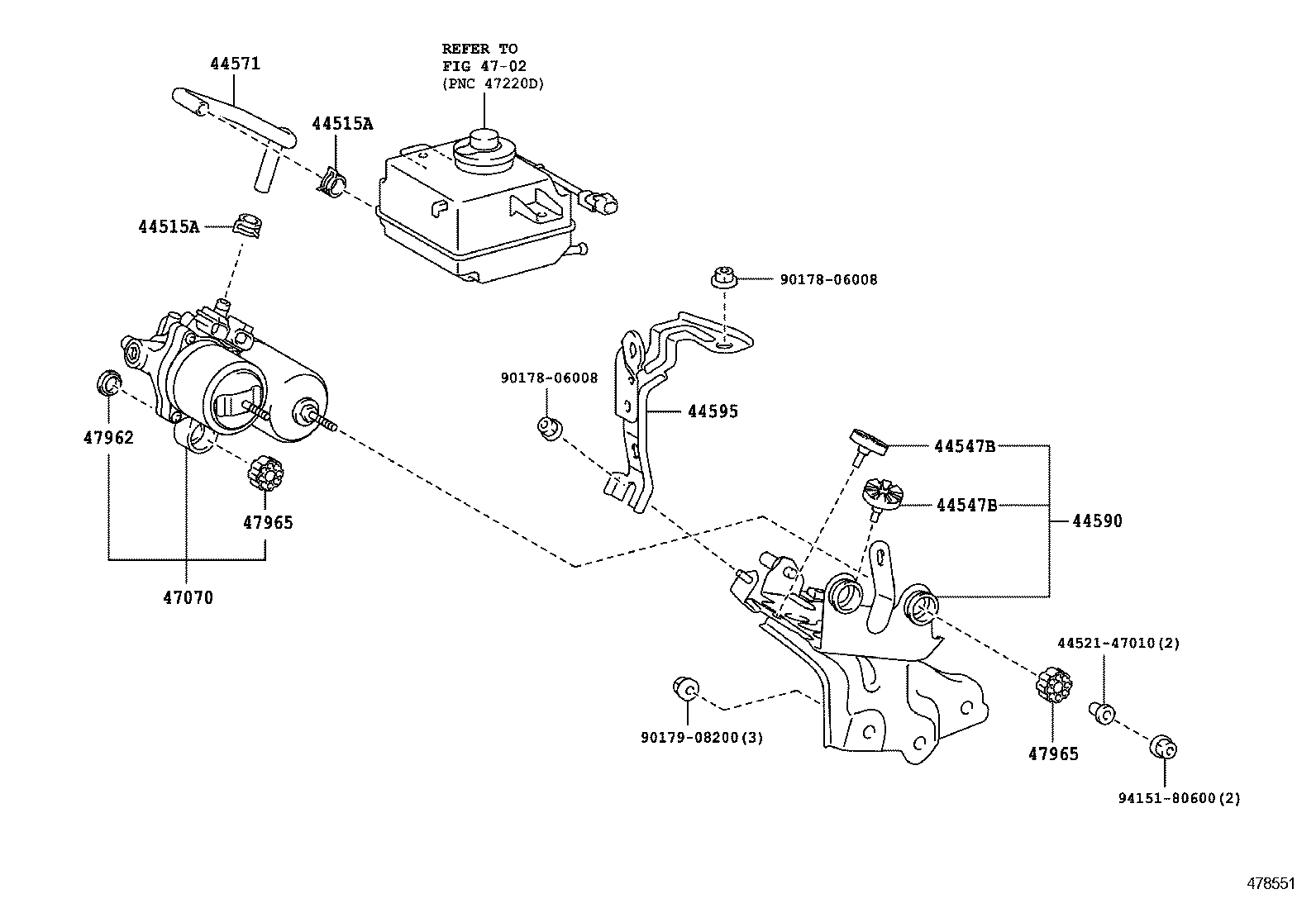 AURIS HYBRID UKP |  BRAKE TUBE CLAMP