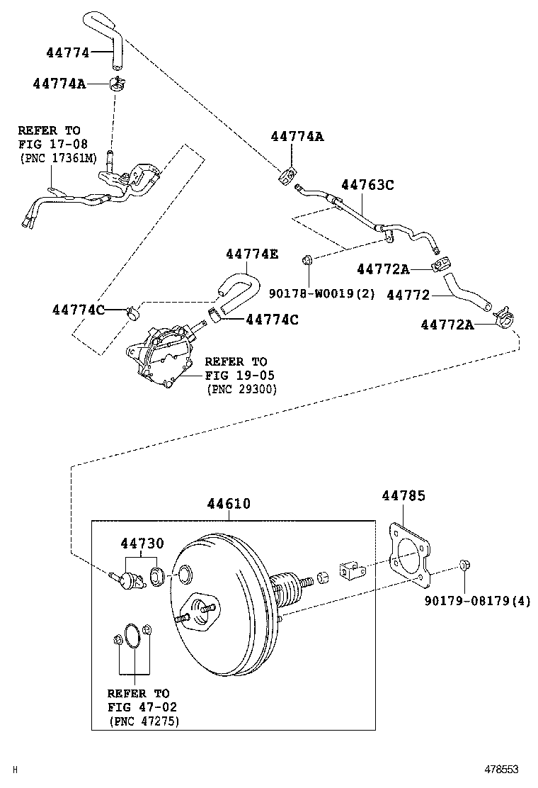  AURIS HYBRID UKP |  BRAKE BOOSTER VACUUM TUBE