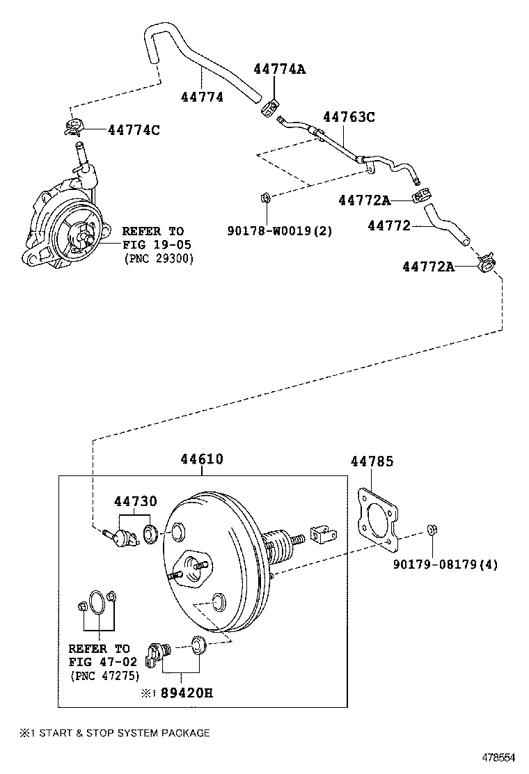  AURIS HYBRID UKP |  BRAKE BOOSTER VACUUM TUBE