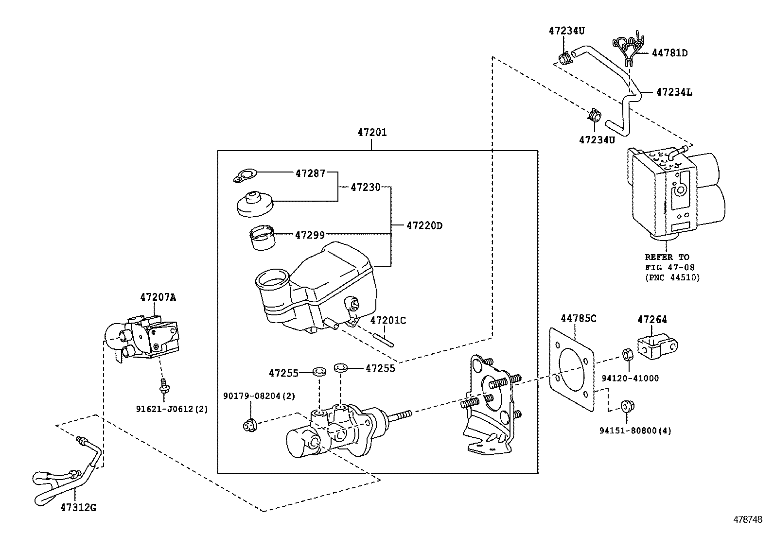  IS250 300H |  BRAKE MASTER CYLINDER