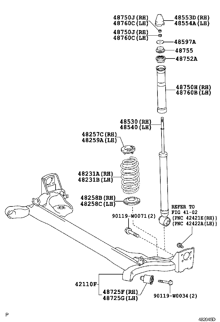  AYGO |  REAR SPRING SHOCK ABSORBER