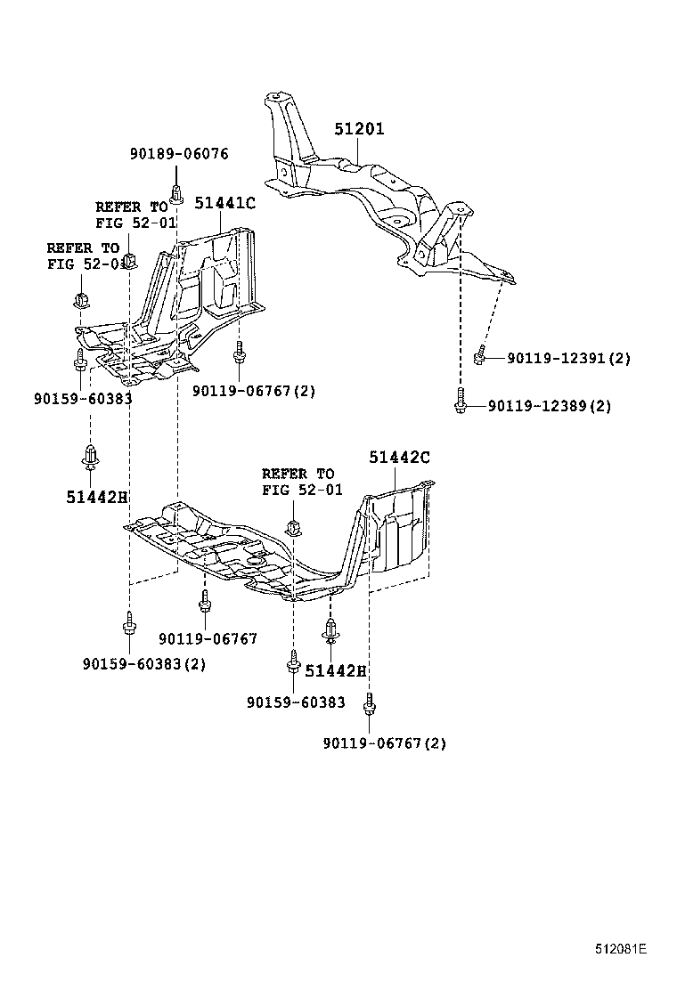  VERSO S |  SUSPENSION CROSSMEMBER UNDER COVER