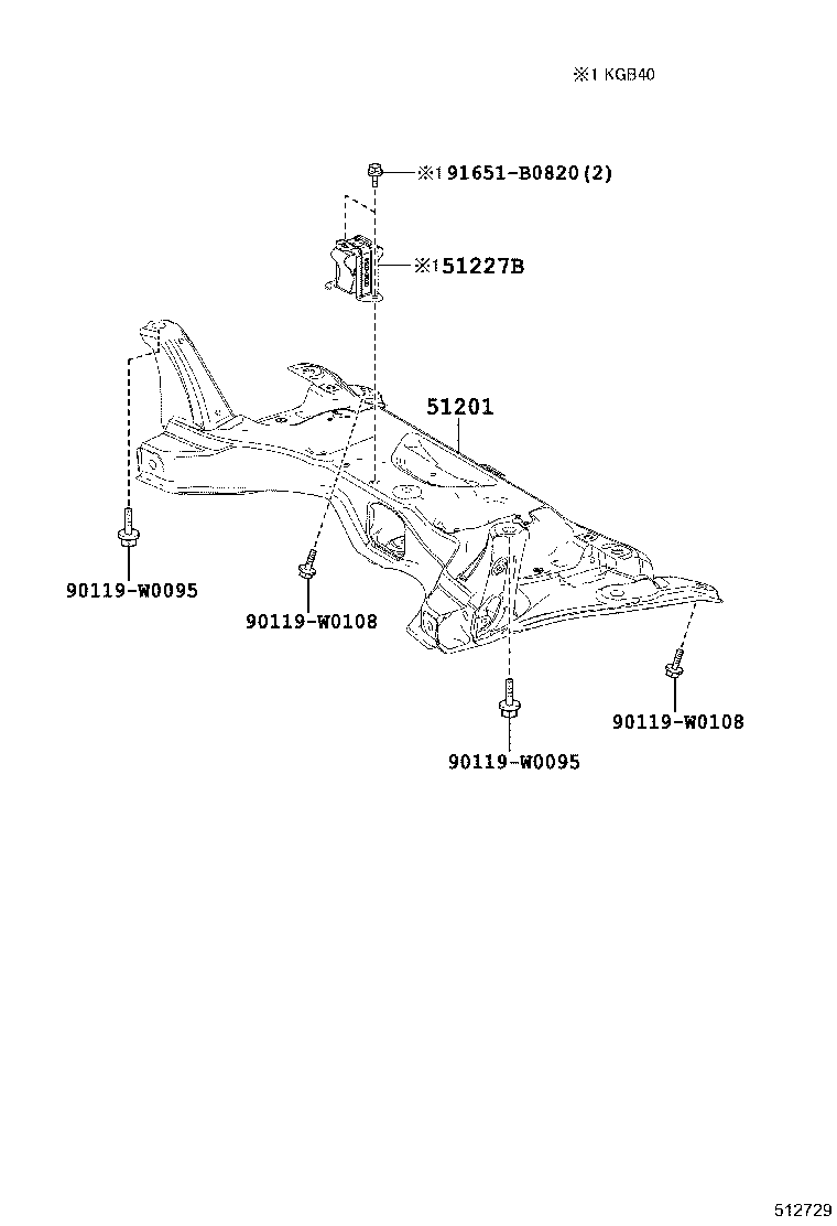  AYGO |  SUSPENSION CROSSMEMBER UNDER COVER