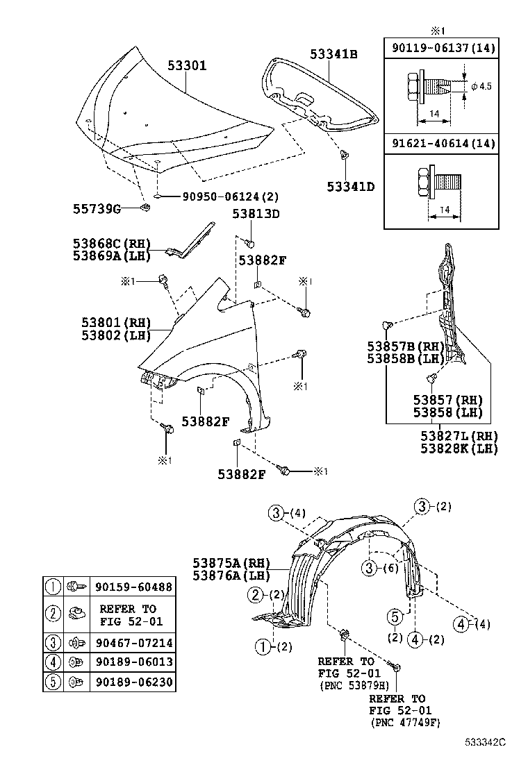  VERSO S |  HOOD FRONT FENDER