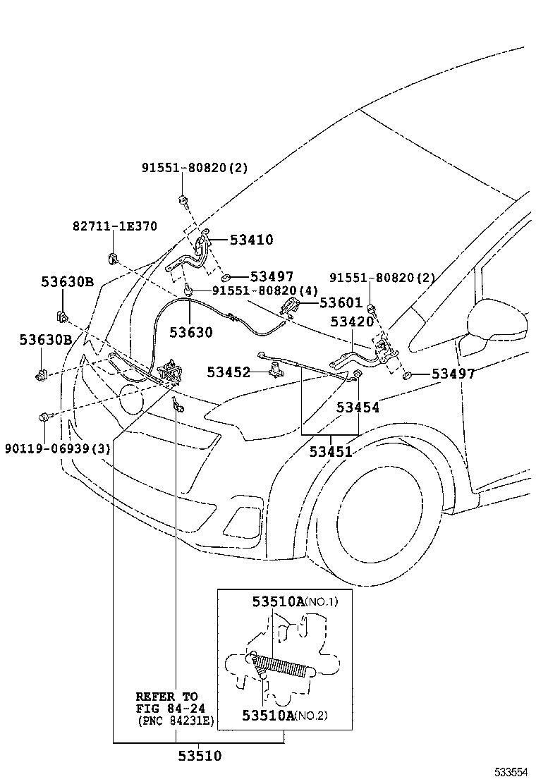  VERSO S |  HOOD LOCK HINGE