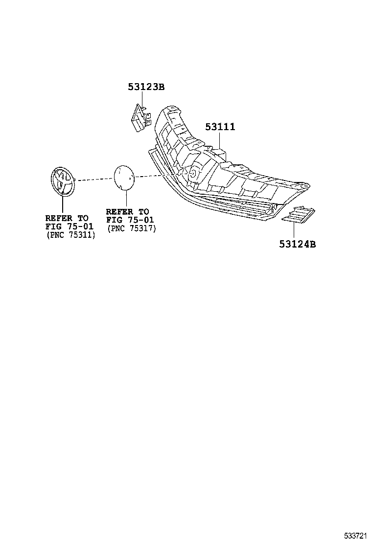  YARIS HYBRID FRP |  RADIATOR GRILLE