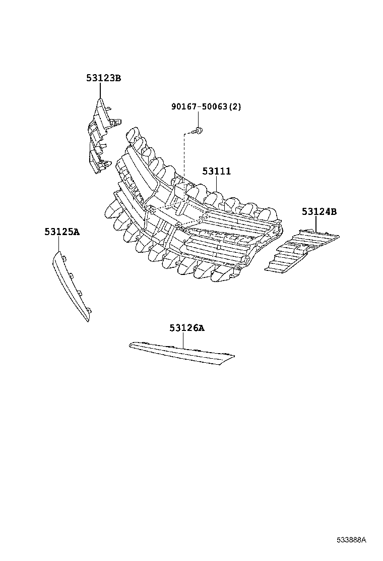  VERSO |  RADIATOR GRILLE