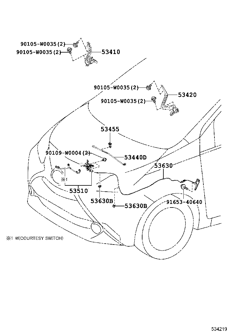  AYGO |  HOOD LOCK HINGE