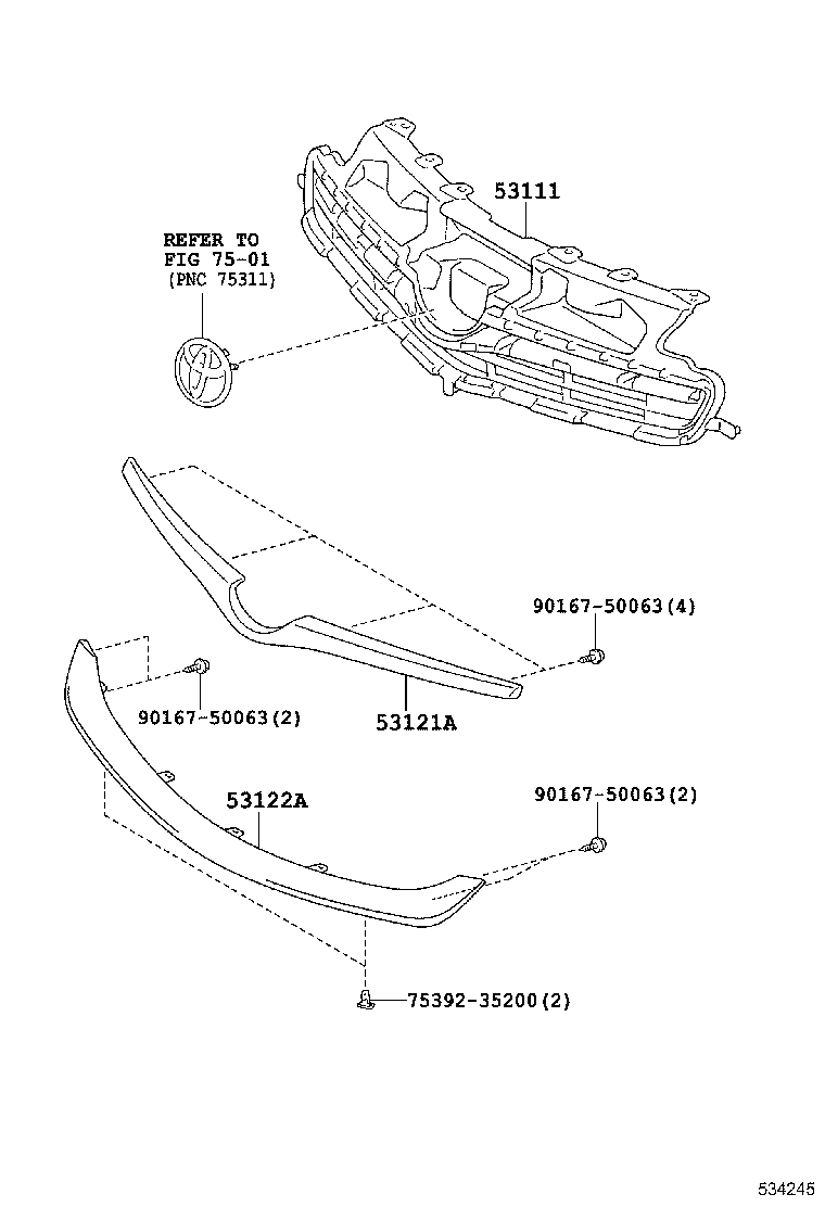  VERSO S |  RADIATOR GRILLE