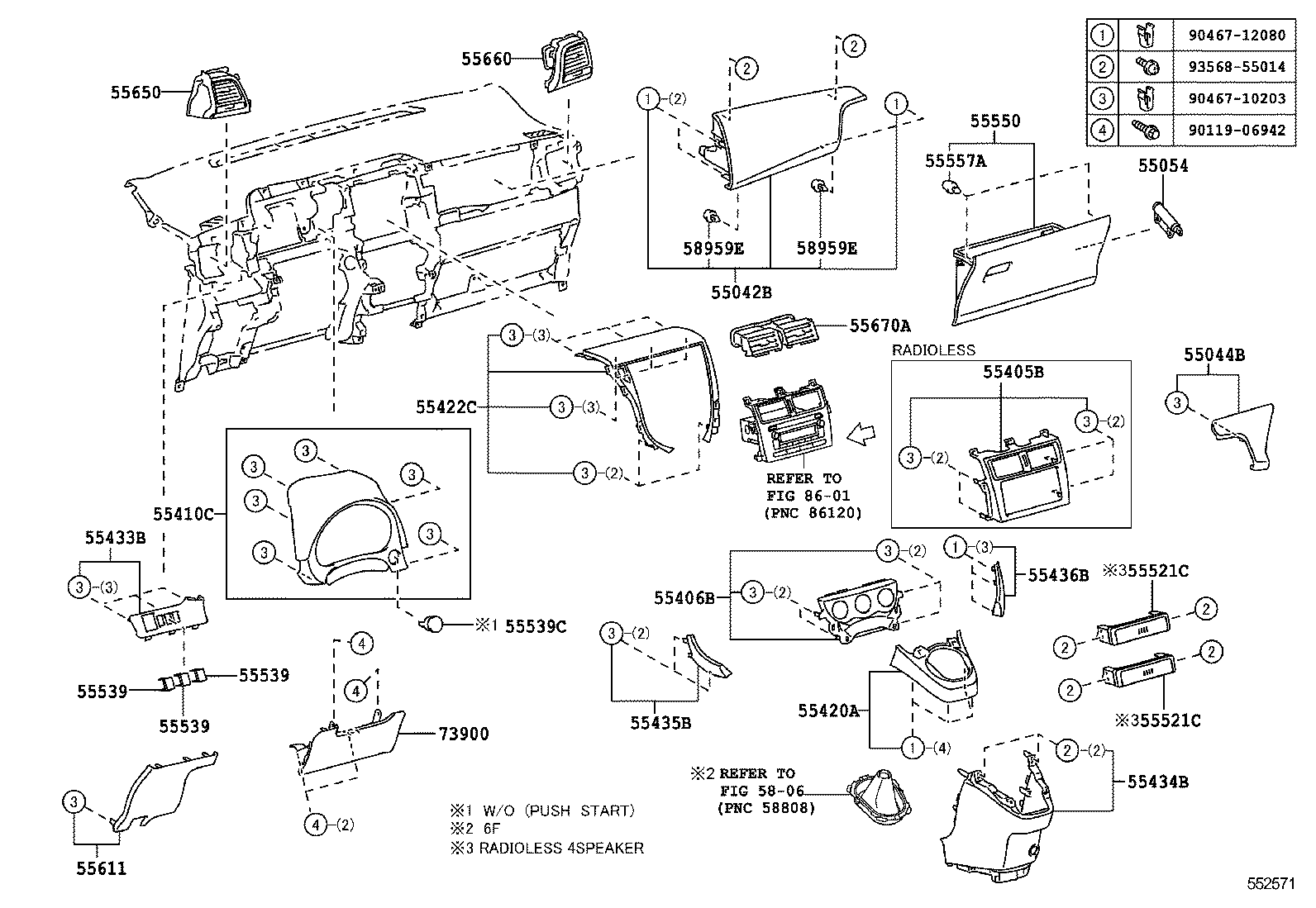  VERSO S |  INSTRUMENT PANEL GLOVE COMPARTMENT
