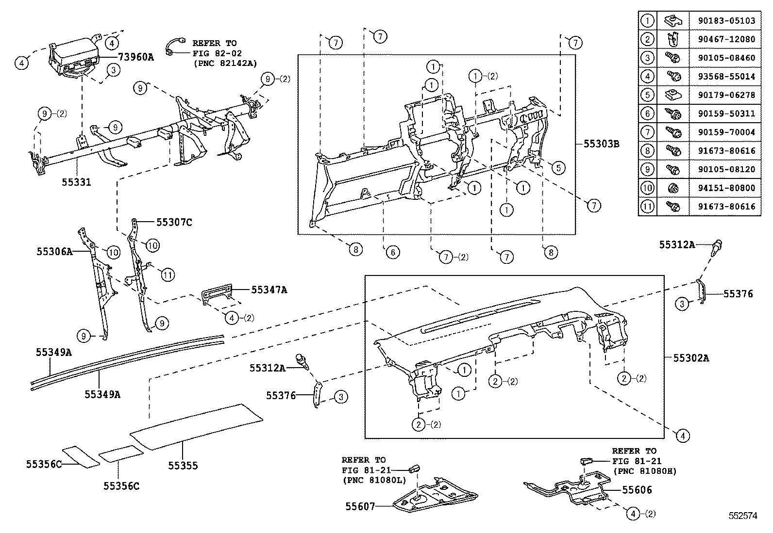  VERSO S |  INSTRUMENT PANEL GLOVE COMPARTMENT