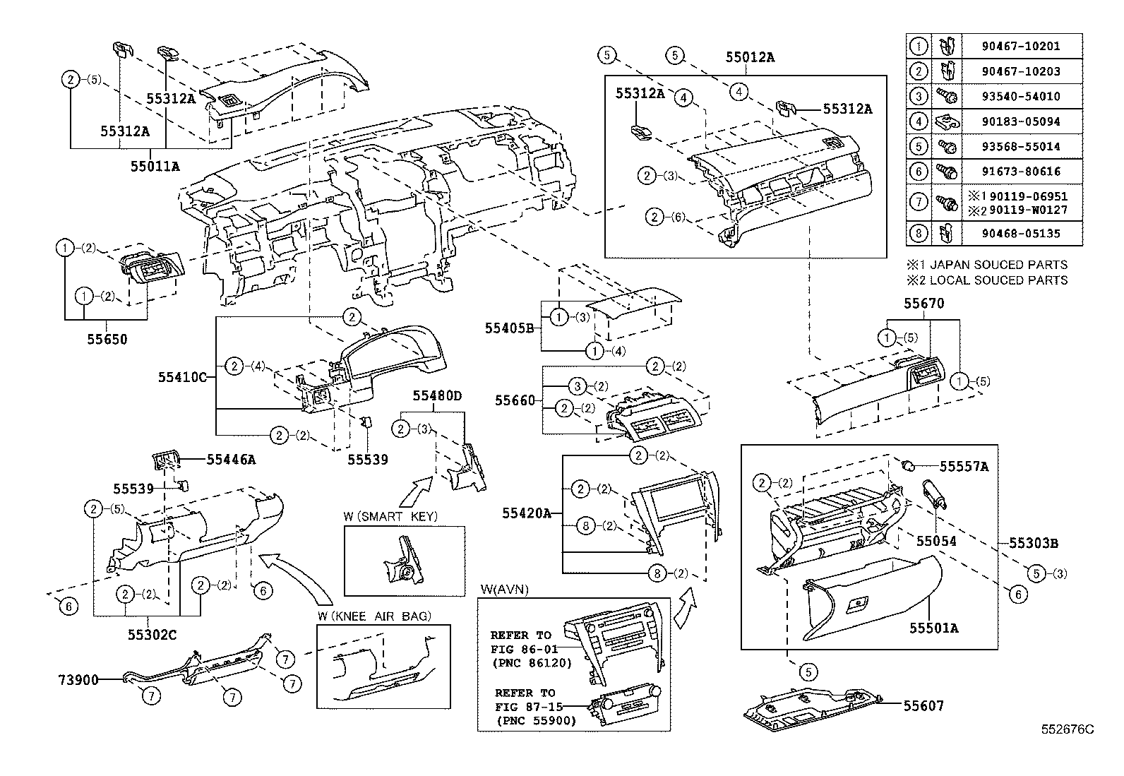  CAMRY HYBRID |  INSTRUMENT PANEL GLOVE COMPARTMENT