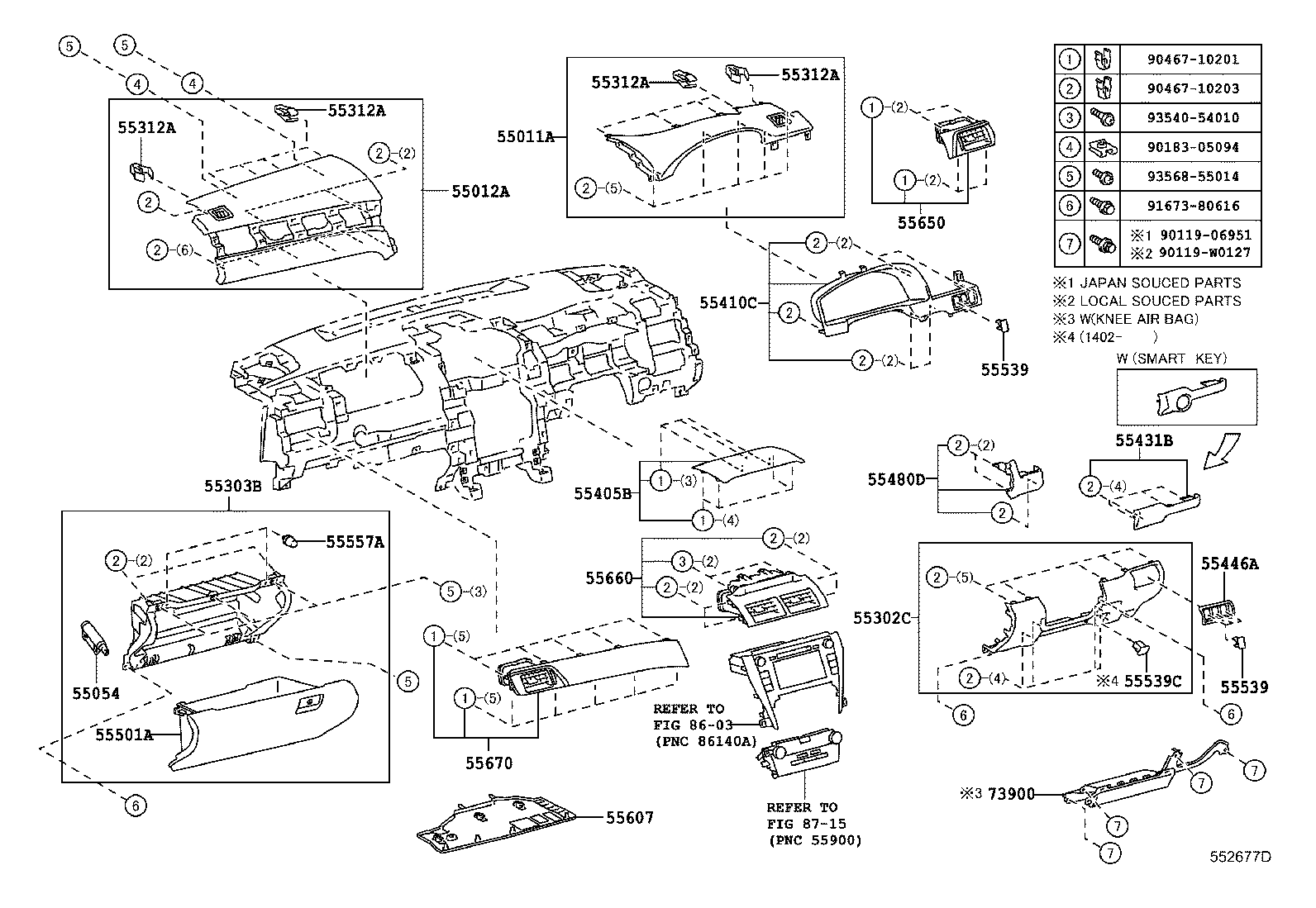  CAMRY HYBRID |  INSTRUMENT PANEL GLOVE COMPARTMENT