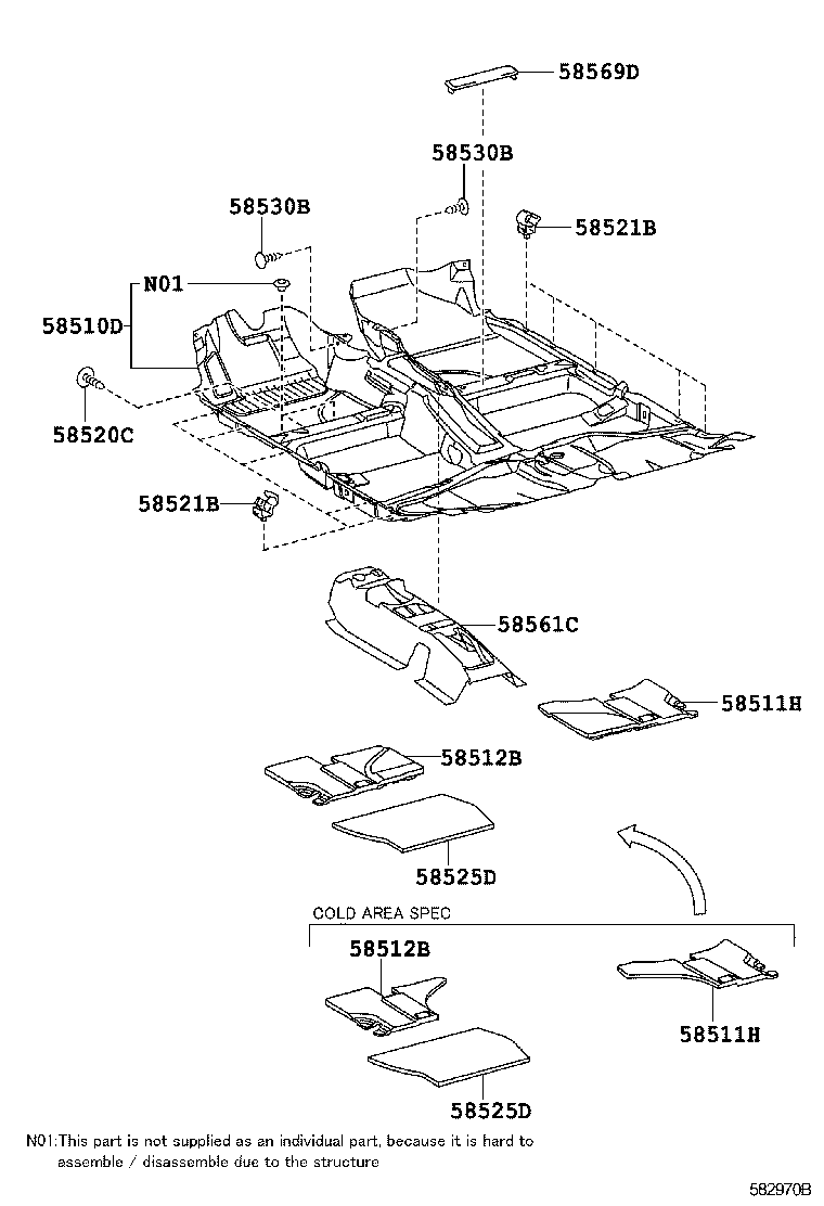  AURIS HYBRID |  MAT CARPET