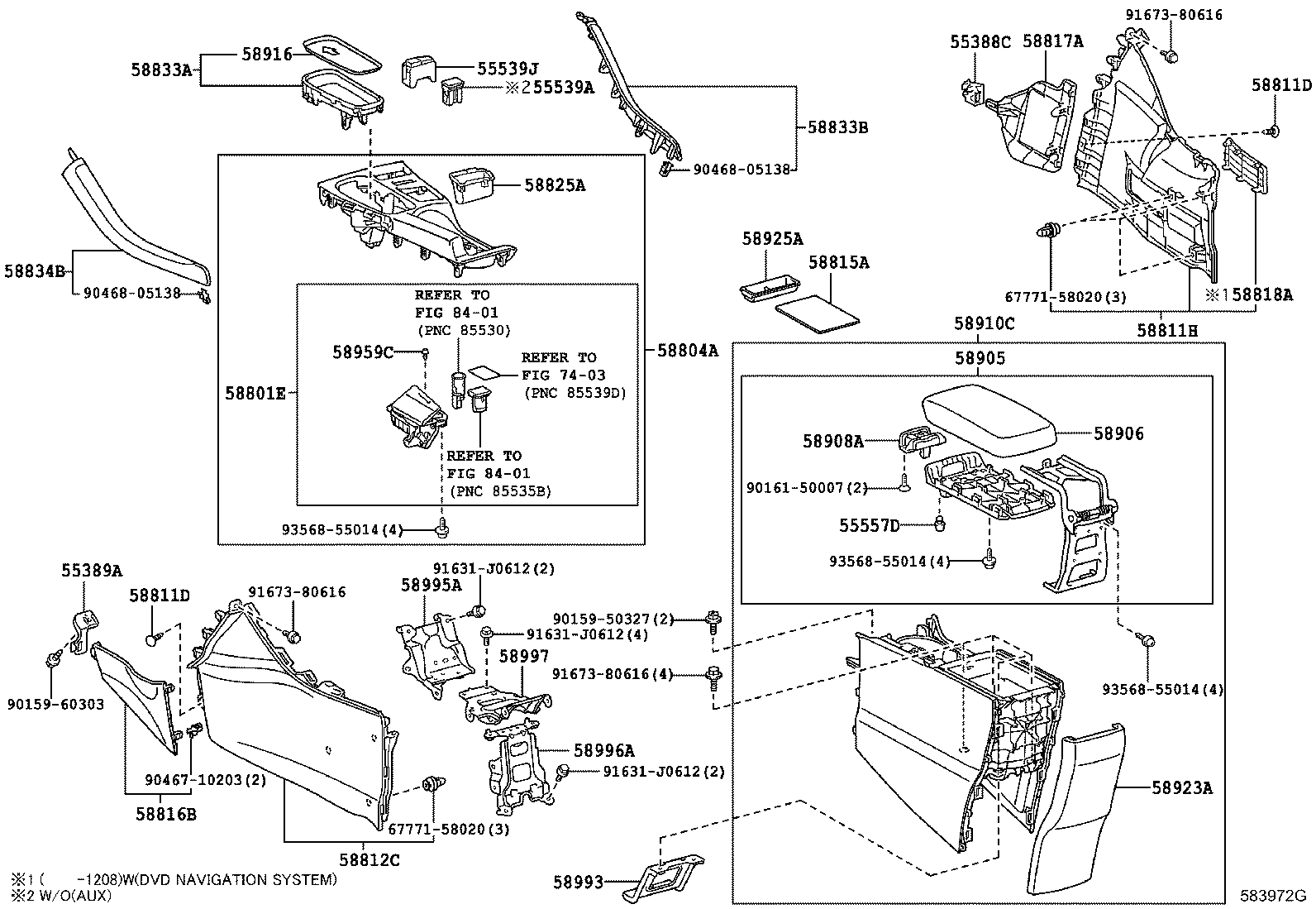  CT200H |  CONSOLE BOX BRACKET