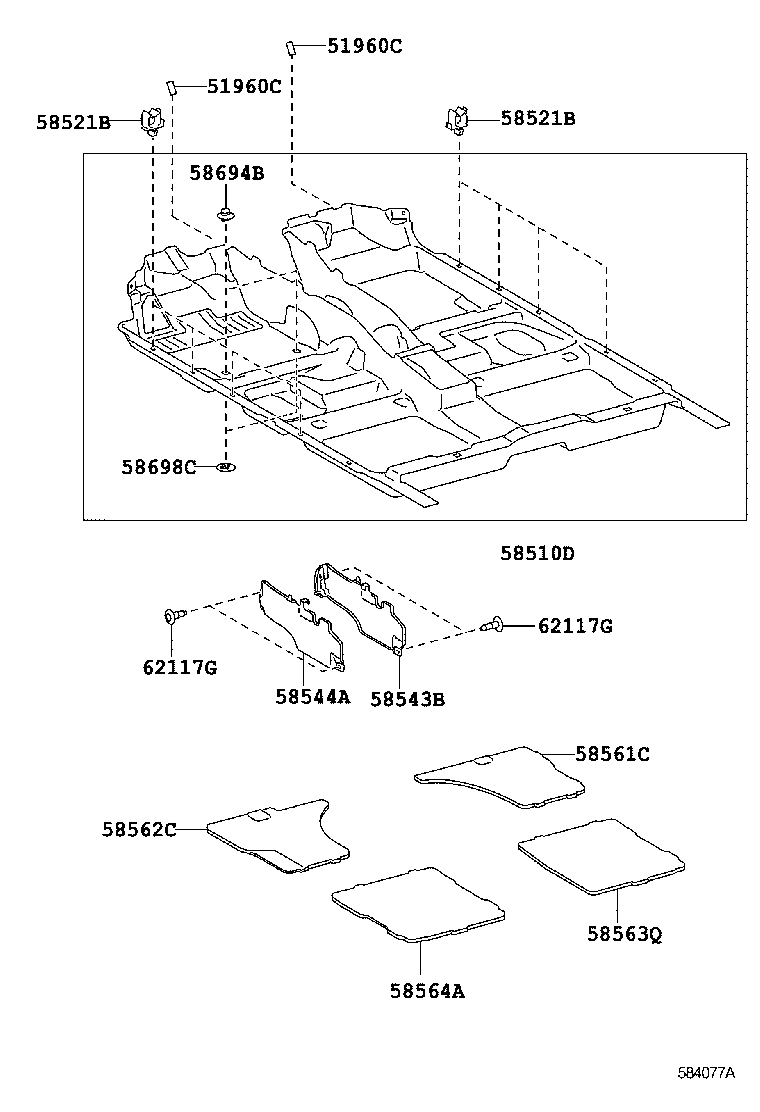  CAMRY HYBRID |  MAT CARPET