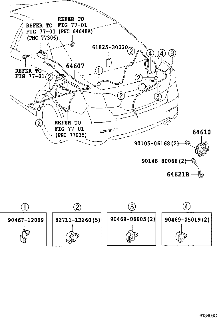  CAMRY HYBRID |  LUGGAGE COMPARTMENT DOOR LOCK