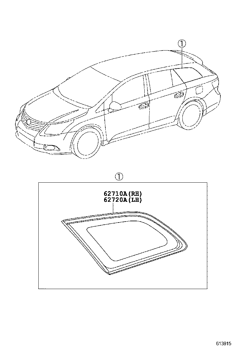  AVENSIS |  QUARTER WINDOW