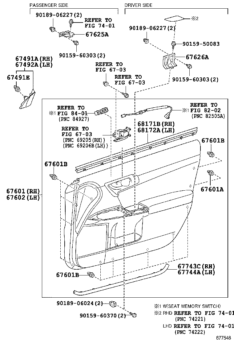  CT200H |  FRONT DOOR PANEL GLASS