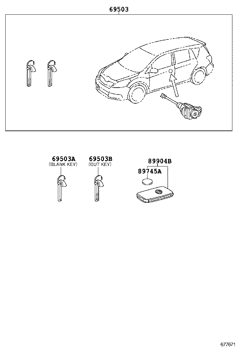  VERSO |  LOCK CYLINDER SET