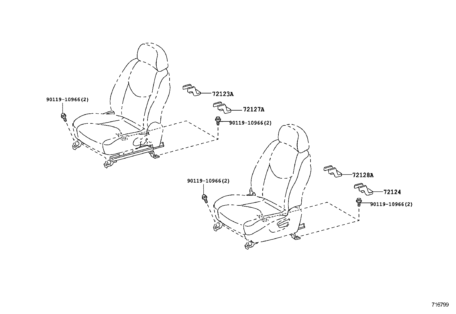  RAV4 |  SEAT SEAT TRACK