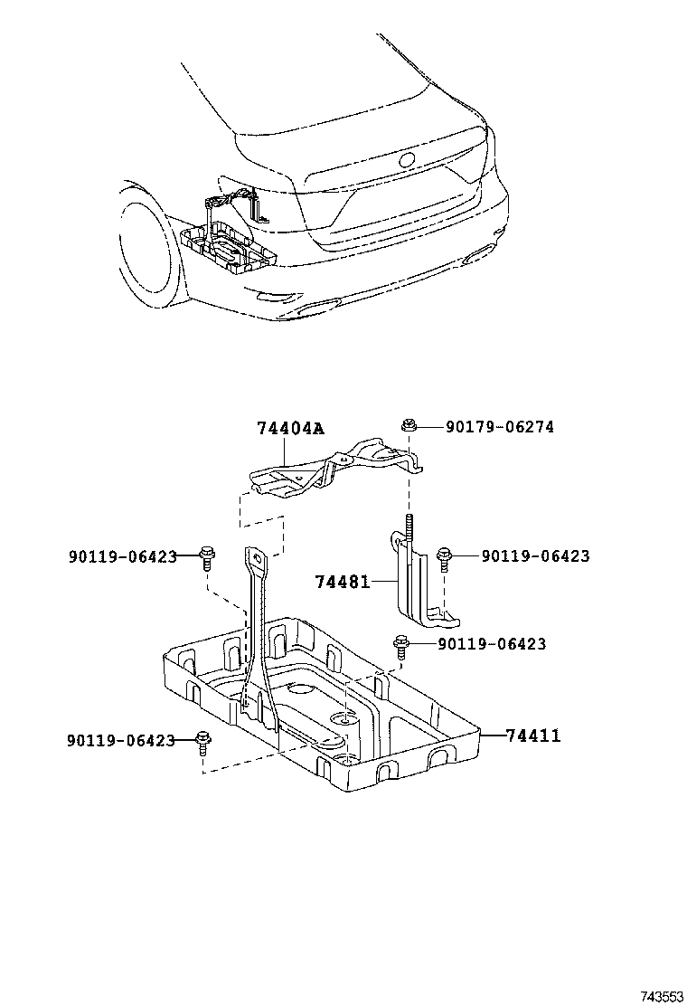  LS600H 600HL |  BATTERY CARRIER