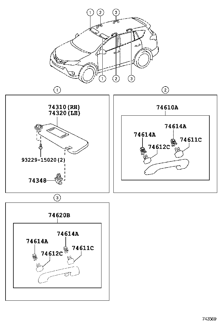  RAV4 |  ARMREST VISOR