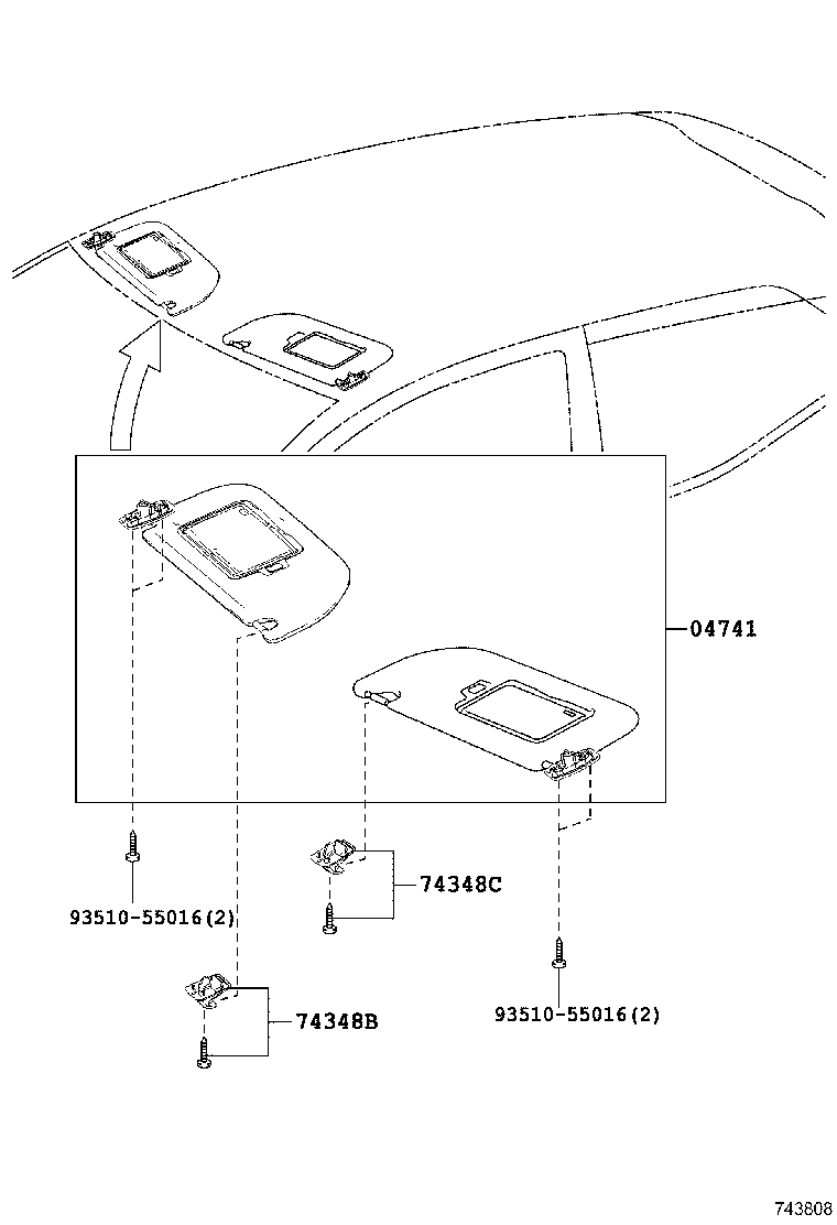  AYGO |  ARMREST VISOR