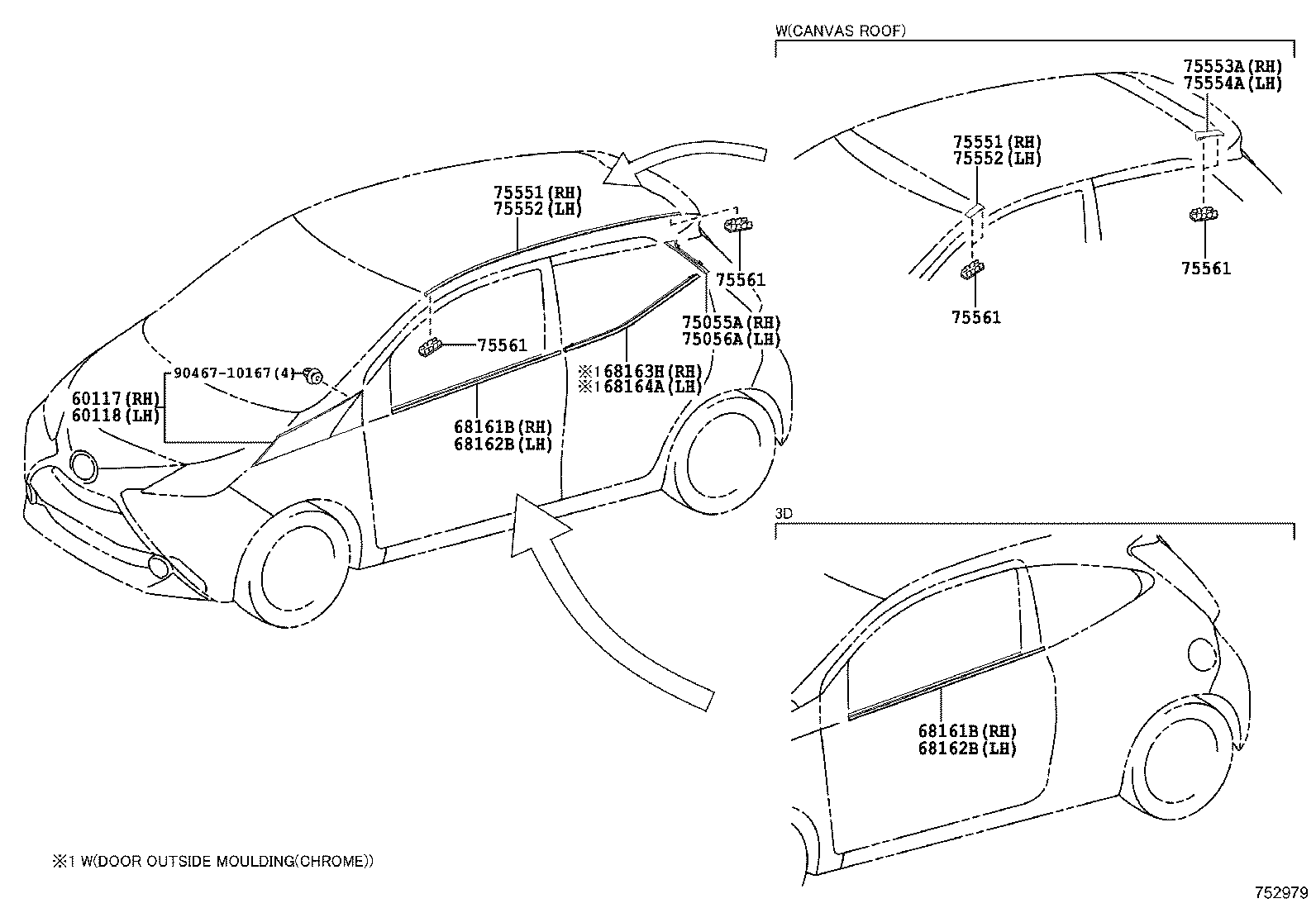  AYGO |  SIDE MOULDING