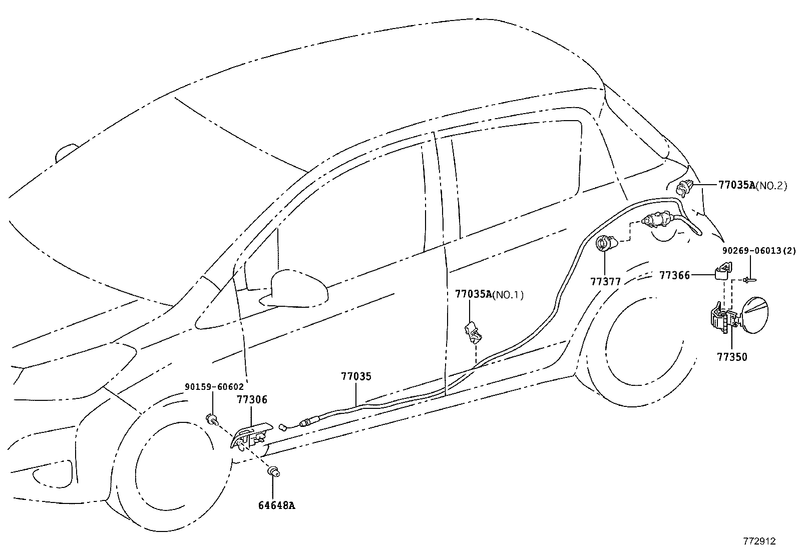  YARIS JPP |  FUEL TANK TUBE