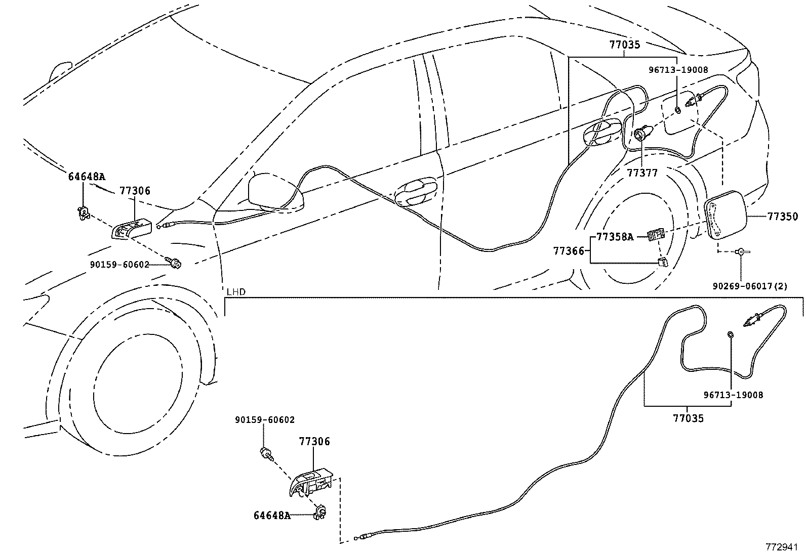  CAMRY HYBRID |  FUEL TANK TUBE