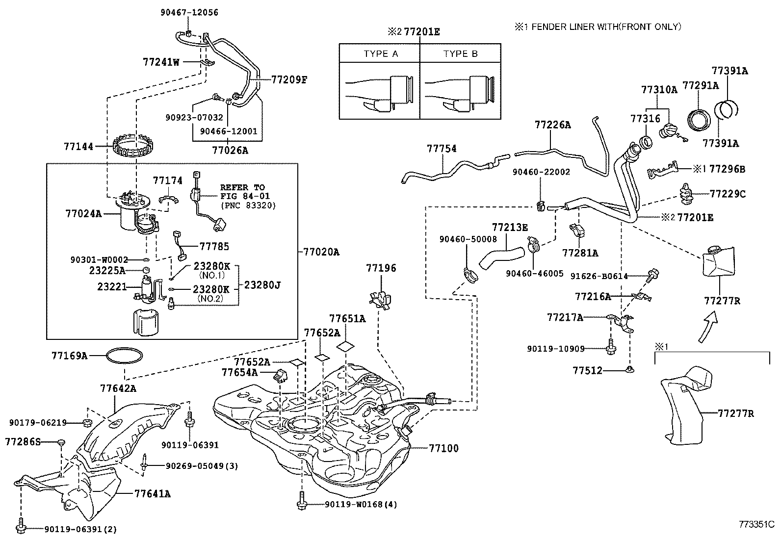  AURIS HYBRID UKP |  FUEL TANK TUBE