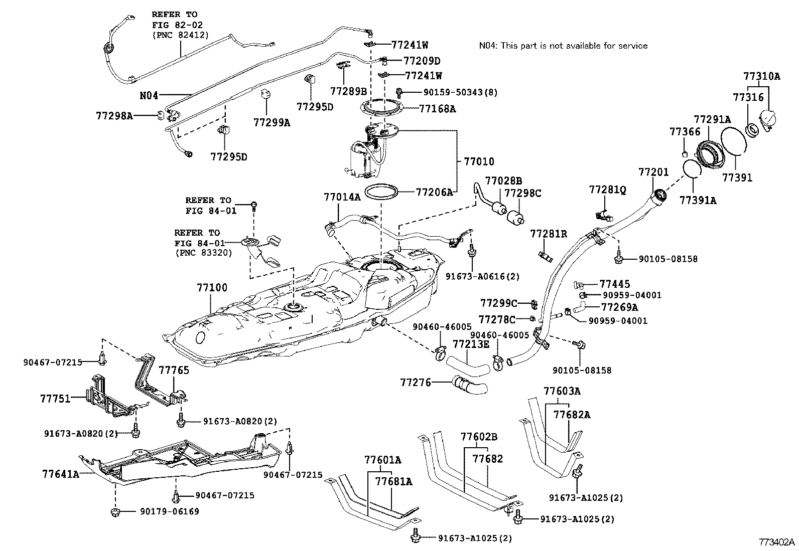  RAV4 |  FUEL TANK TUBE