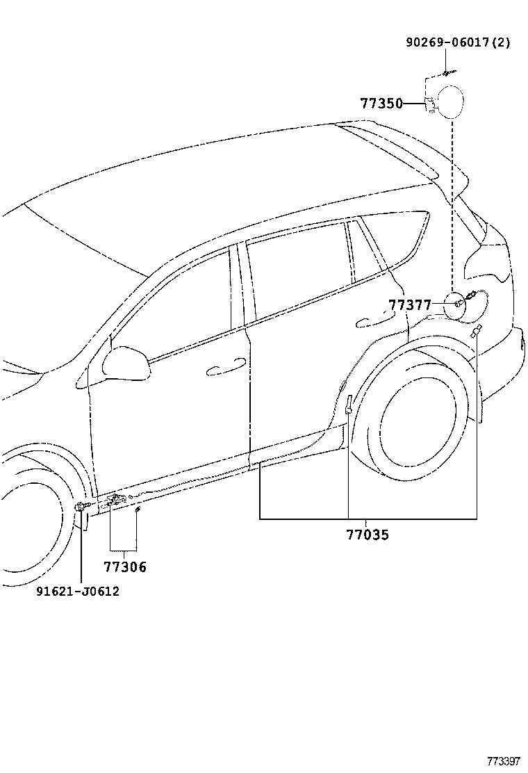  RAV4 |  FUEL TANK TUBE