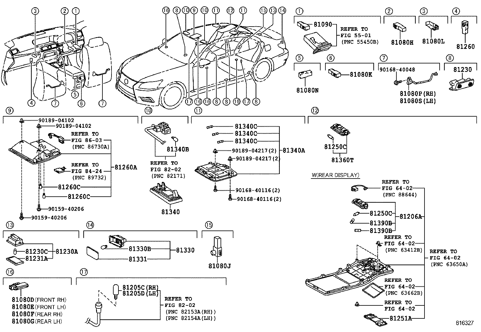  LS600H 600HL |  INTERIOR LAMP