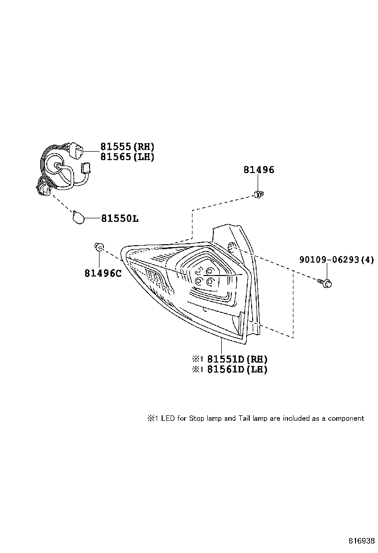  VERSO S |  REAR COMBINATION LAMP