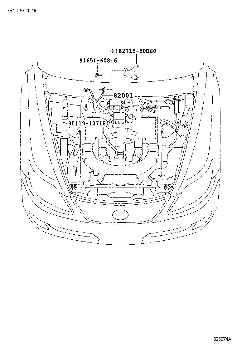  LS460 460L |  WIRING CLAMP