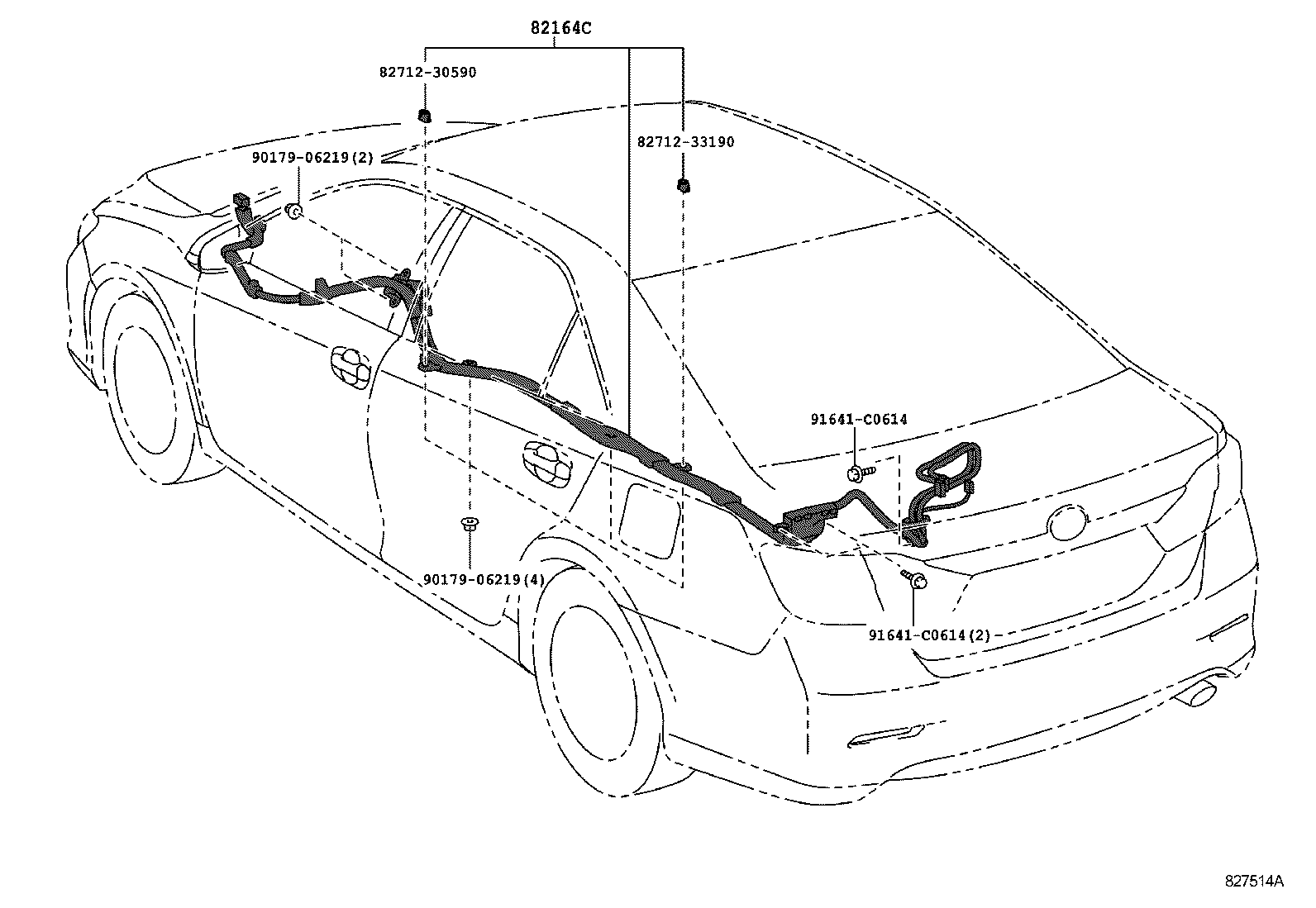  CAMRY HYBRID |  WIRING CLAMP