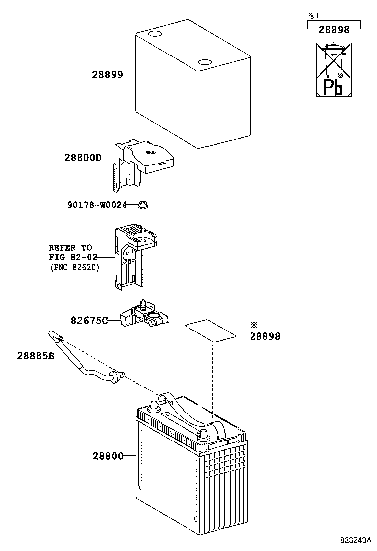  YARIS HYBRID FRP |  BATTERY BATTERY CABLE