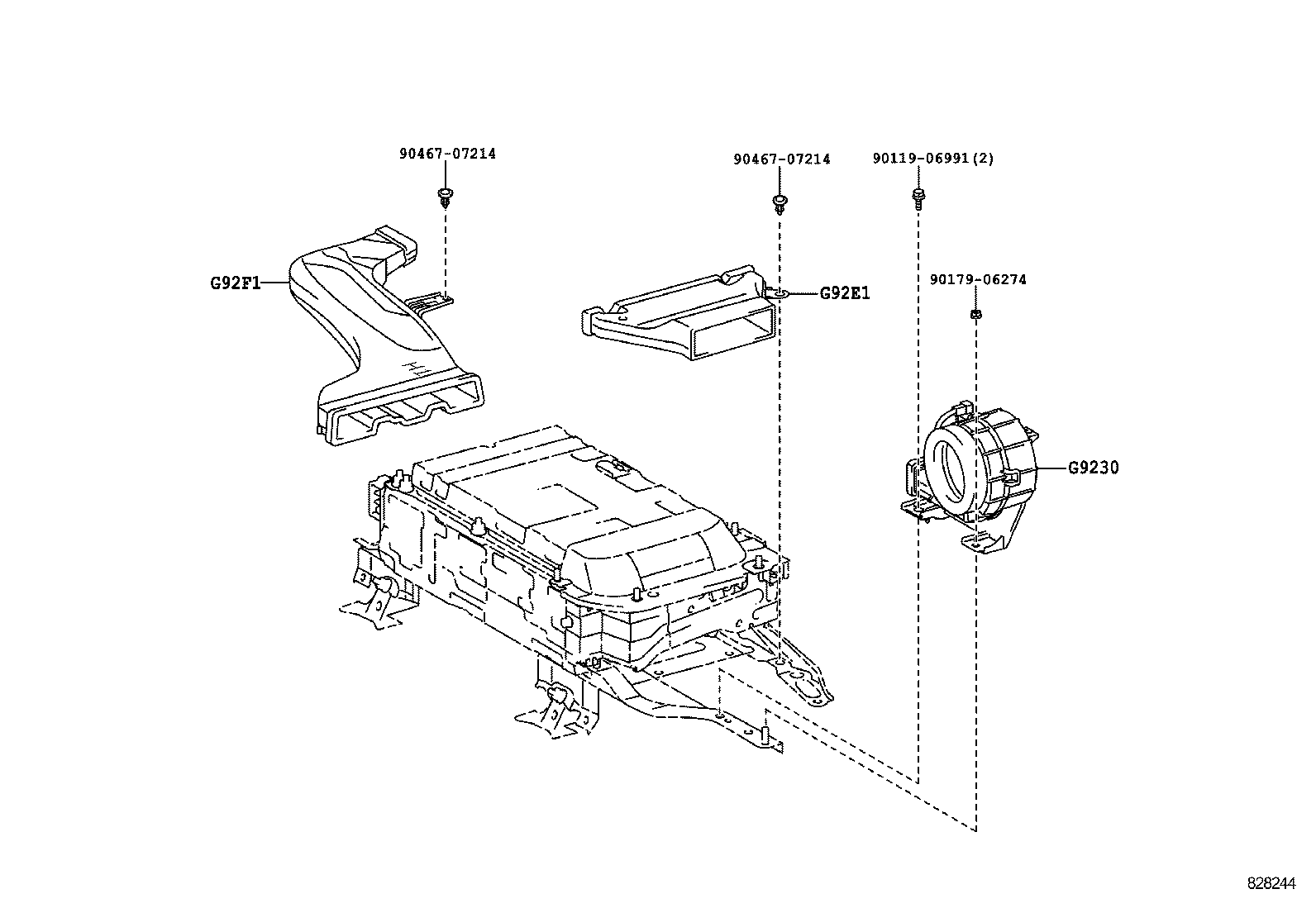  YARIS HYBRID FRP |  BATTERY BATTERY CABLE