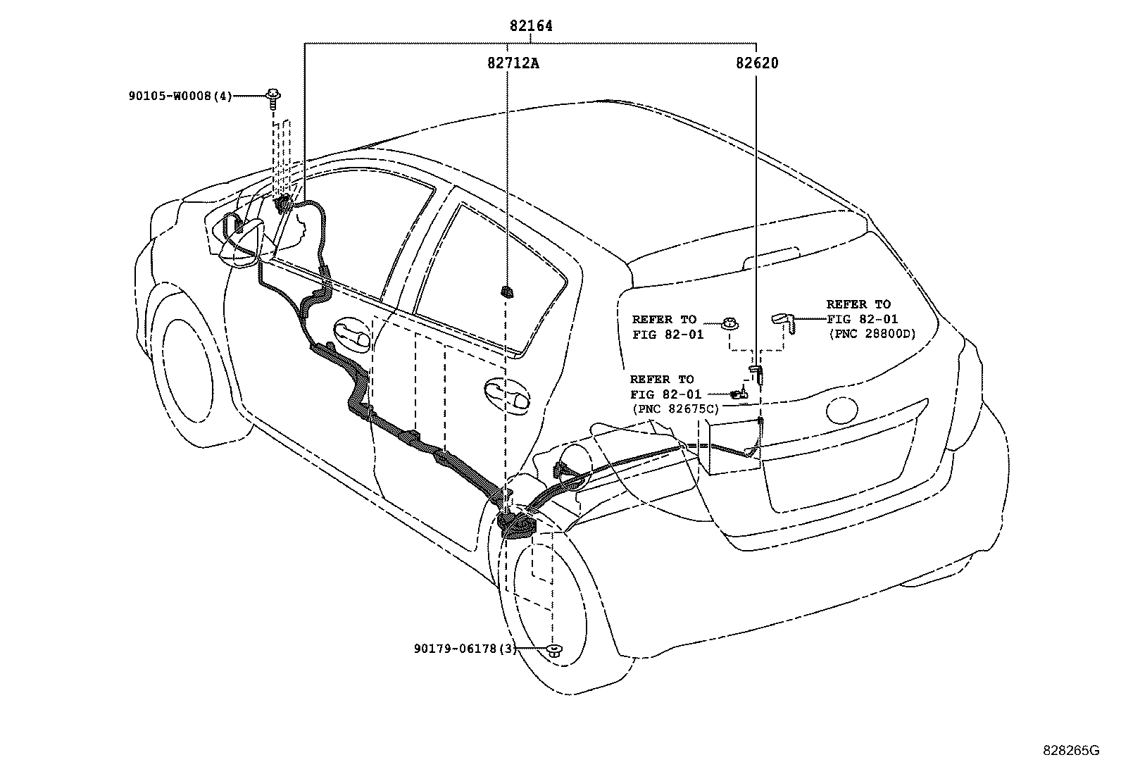  YARIS HYBRID FRP |  WIRING CLAMP